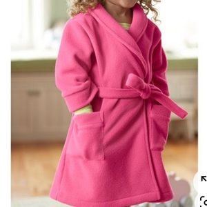 Girls Fleece Robe LL Bean